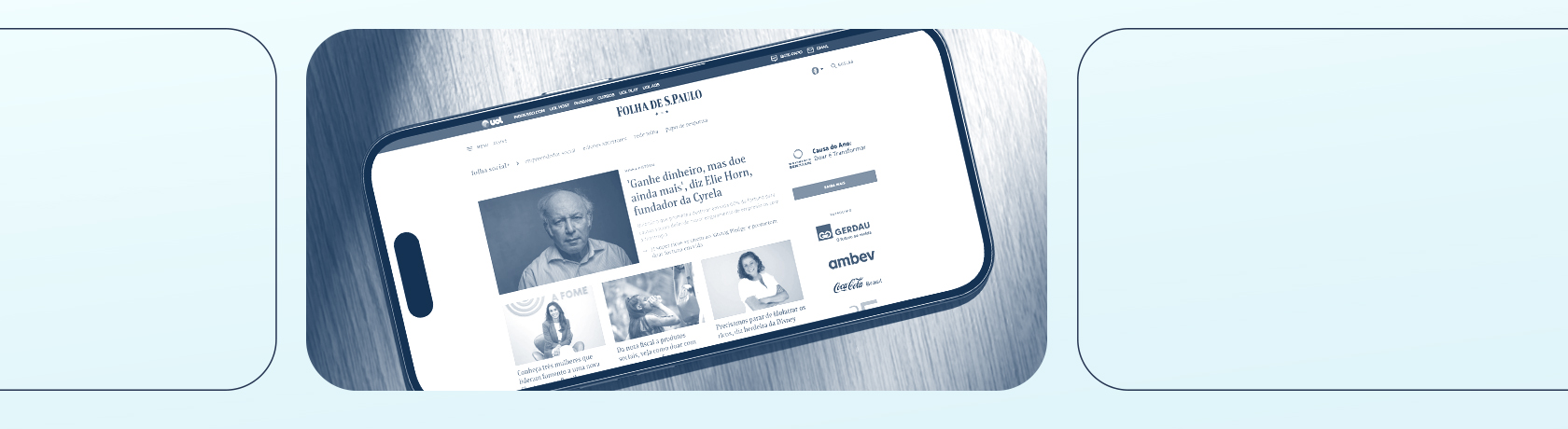 Folha lança série de reportagens sobre filantropia e cultura de doação