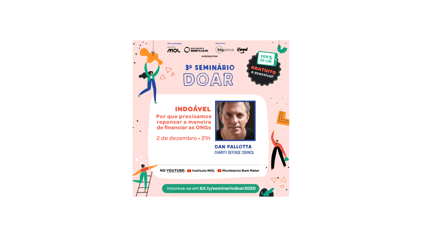 We need to free the <b>third sector</b> from the shackles we have created, says <b>Dan Pallotta.</b>